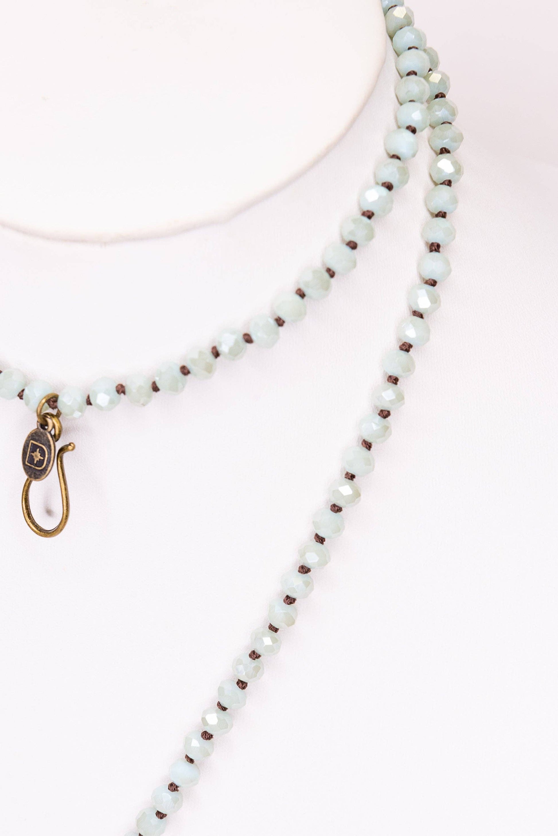 Boho Necklace/Lily Necklace in Mint