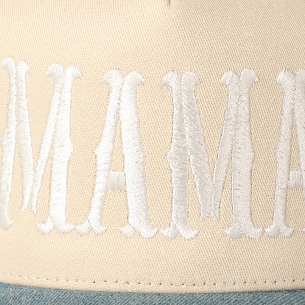 MAMA Typographic Design Embroidery Baseball Cap