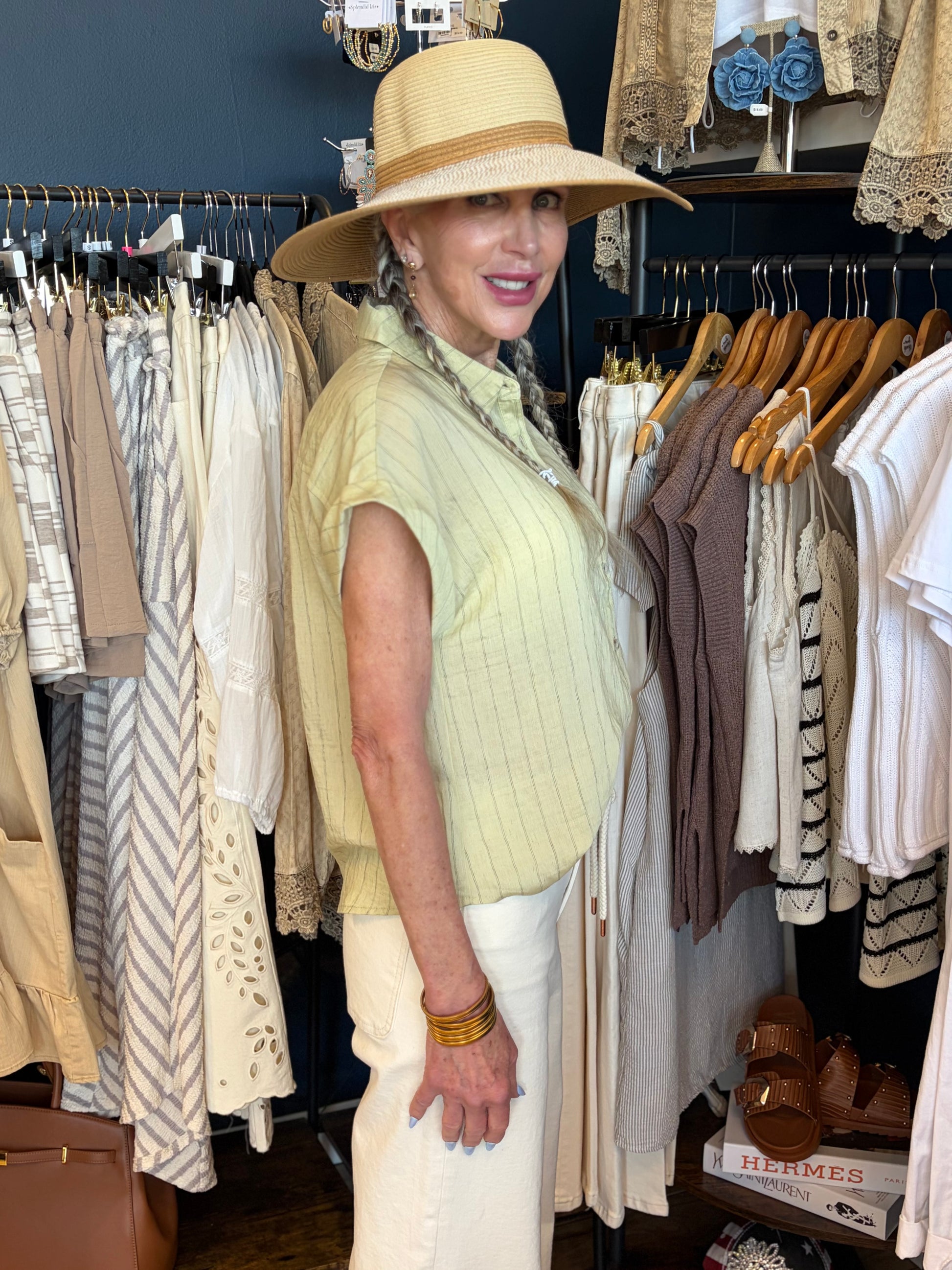 Soft Meadow Collared Blouse