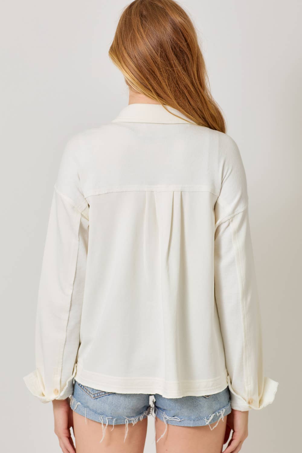 Tori Washed Terry Shacket