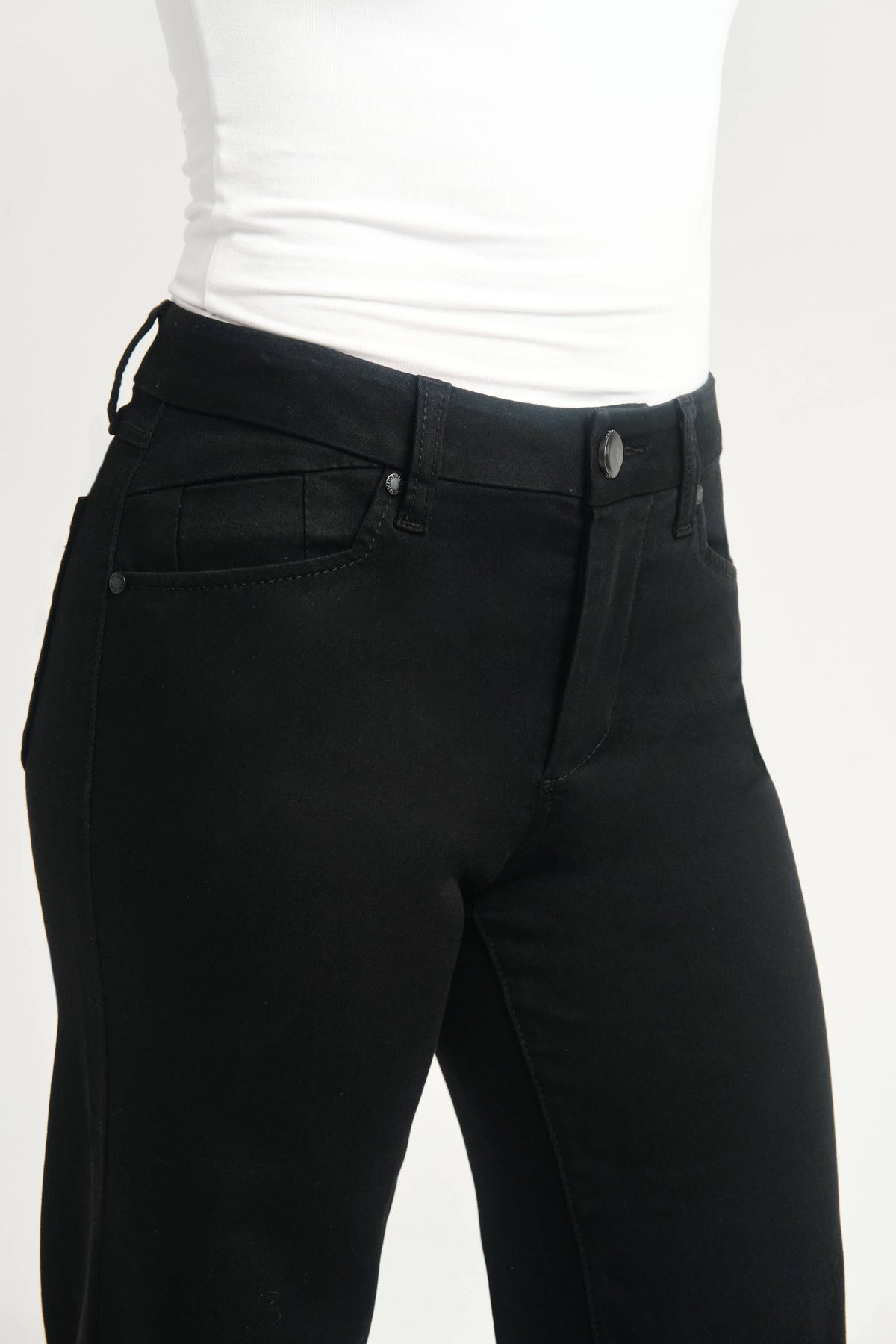 Simply Perfect Black 30” Inseam Wide Leg Jeans