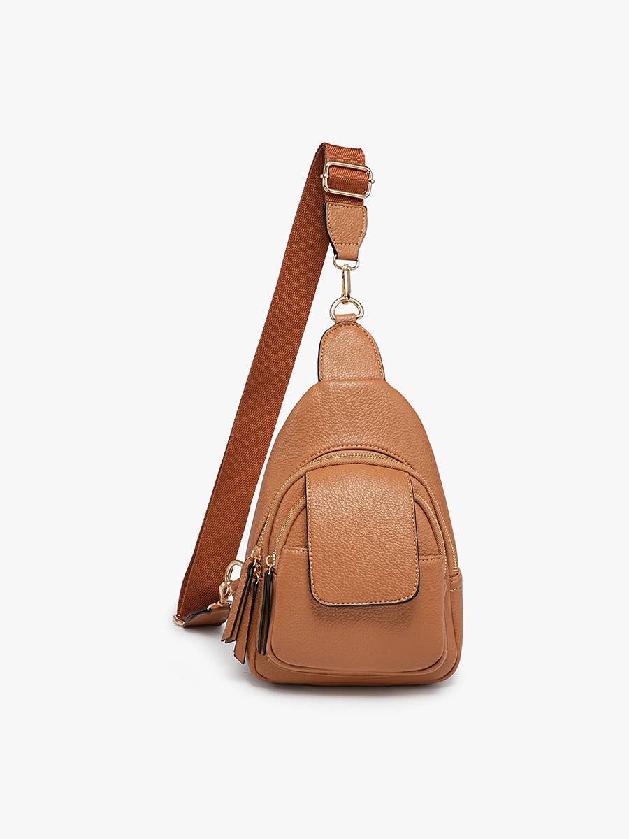 Sophia Sling Bag w/ Flapover Pocket