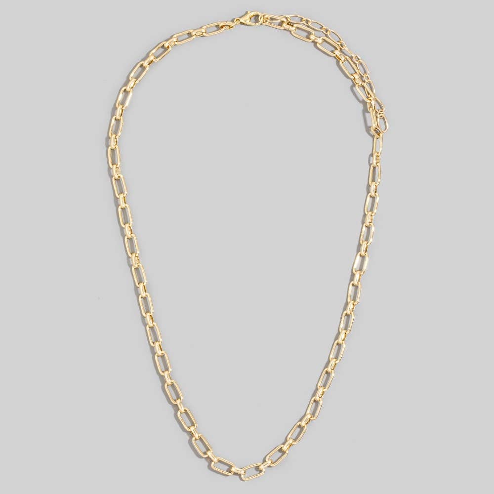 Paperclip Chain Link Chain Necklace