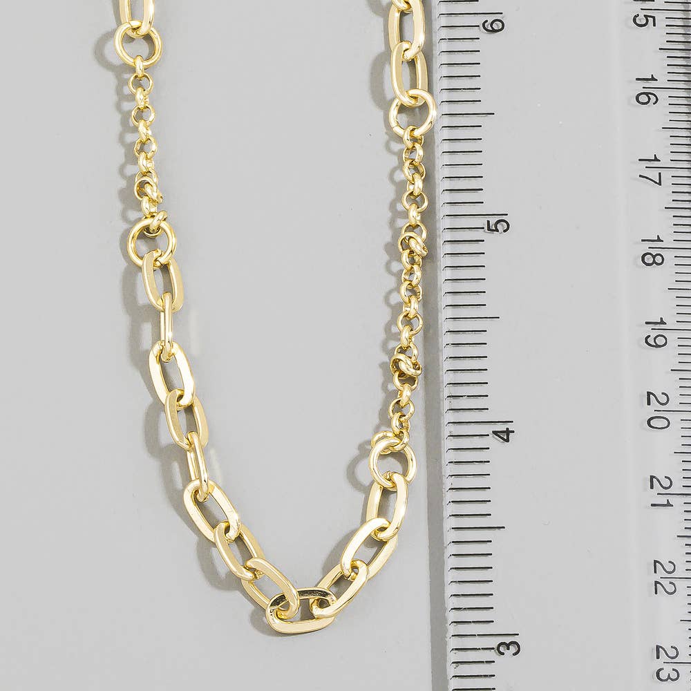 Mixed Link Chain Necklace