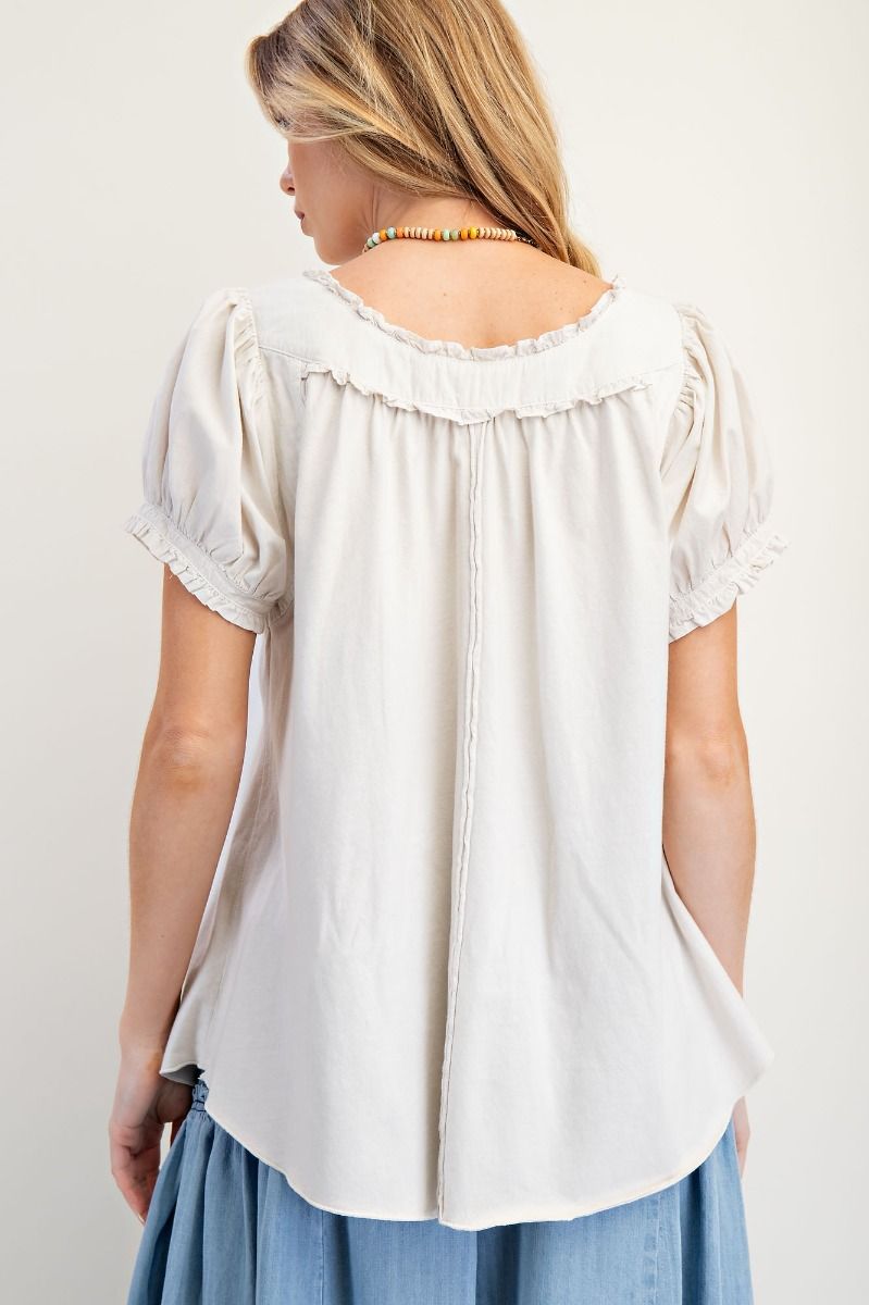 Eliza by Easel Mineral Washed Tee