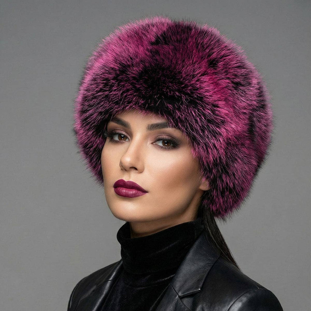 Hat Luxe Faux Fur Kubanka Winter Cap Women