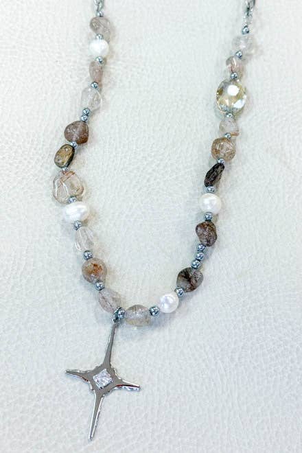 Long Boho Beaded Gwen Necklace