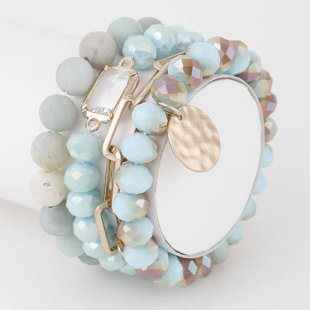 Beaded Bracelet Set in Multi