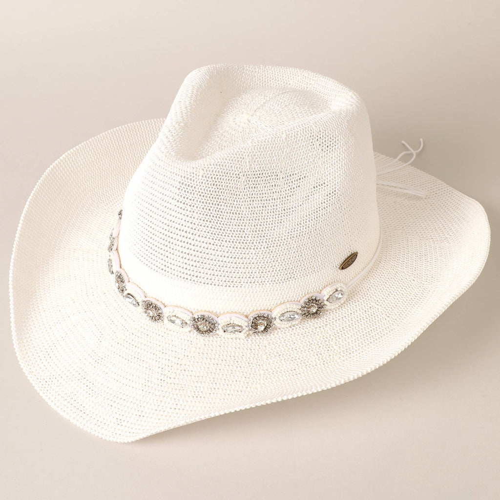 Durango Cowboy Hat with Jeweled Belt