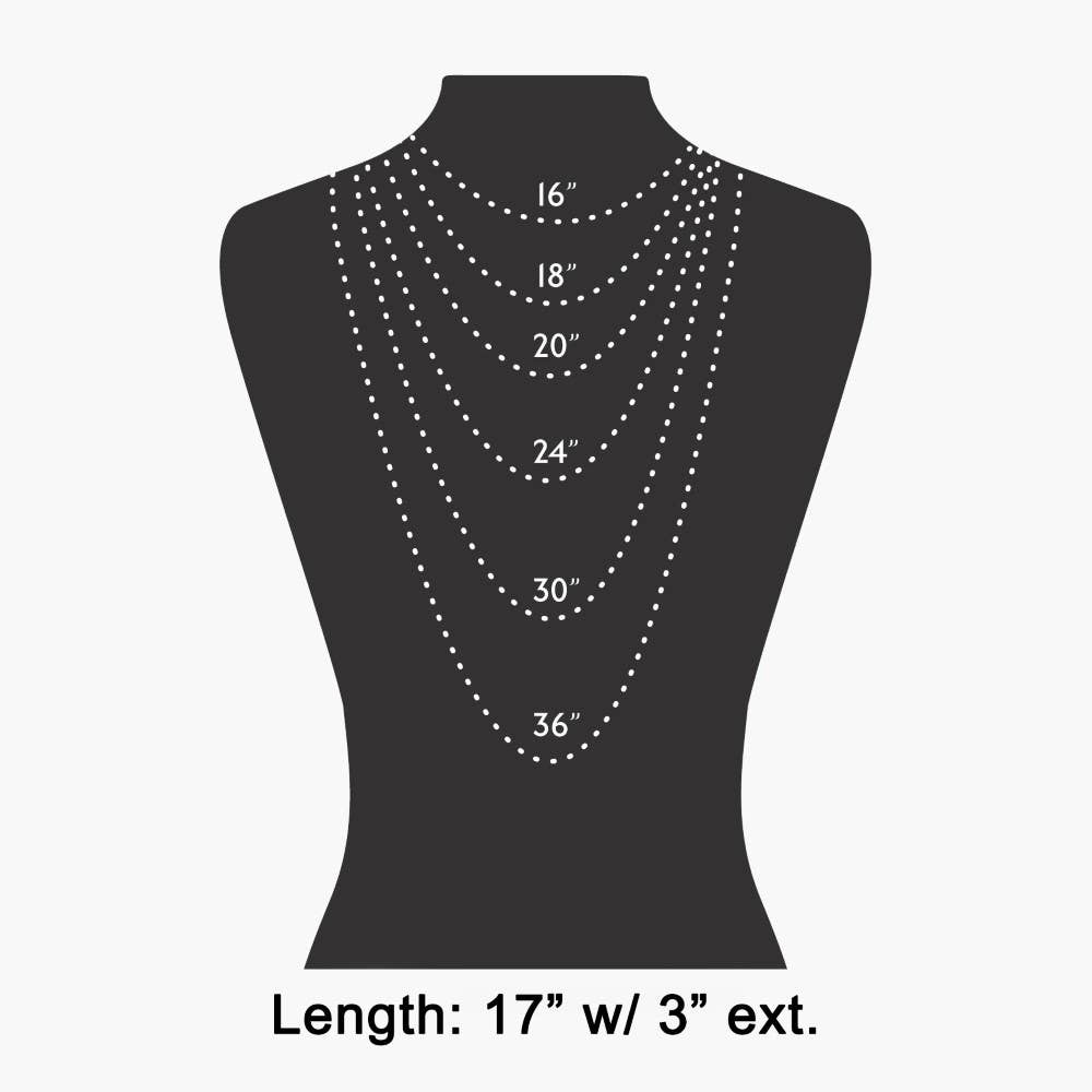 Acrylic Disc Beaded Double Cross Pendant Necklace