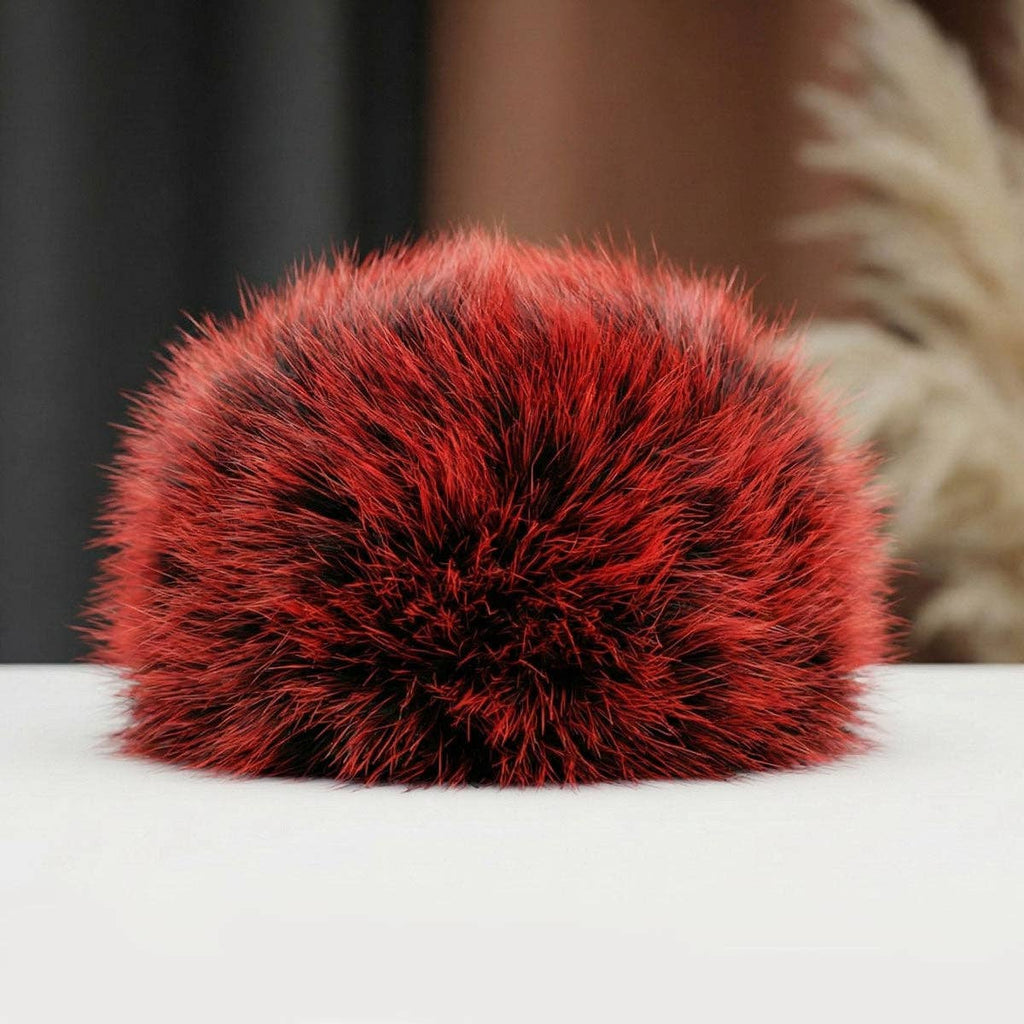 Hat Luxe Faux Fur Kubanka Winter Cap Women