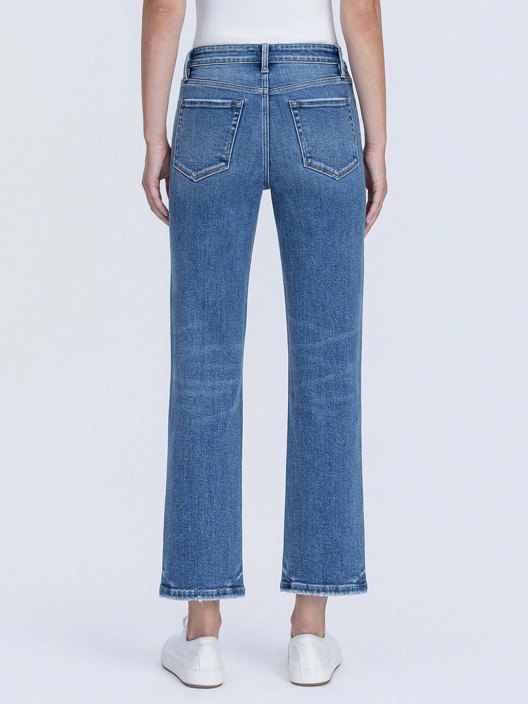 Holly High Rise Straight Jeans