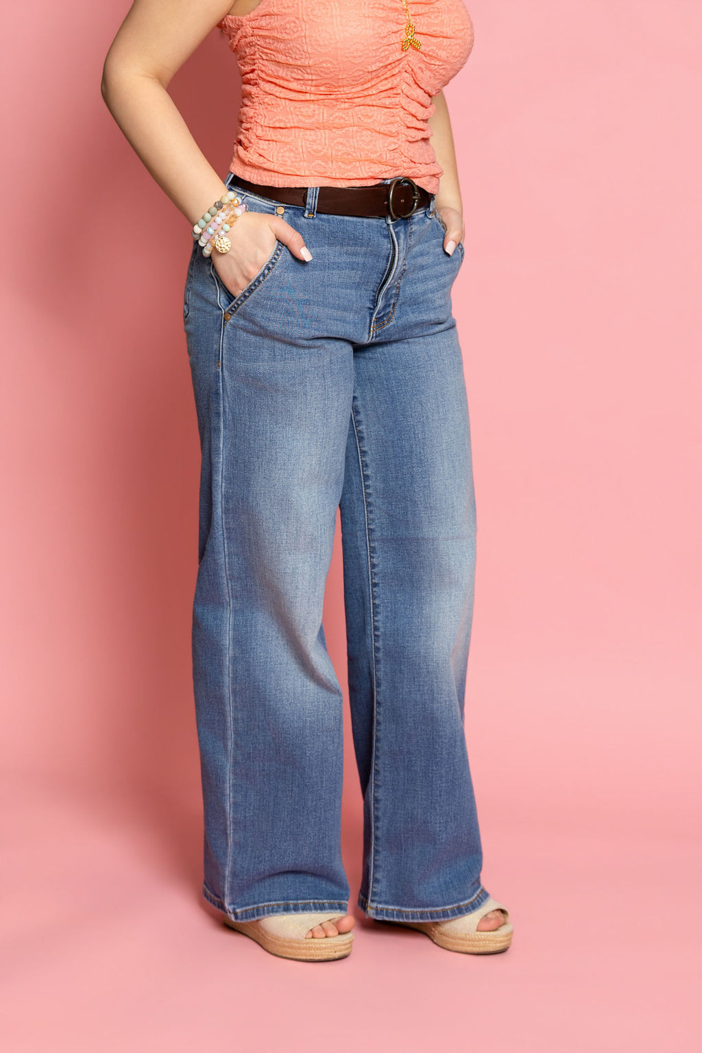 Judy Blue High Waist Trouser Jeans