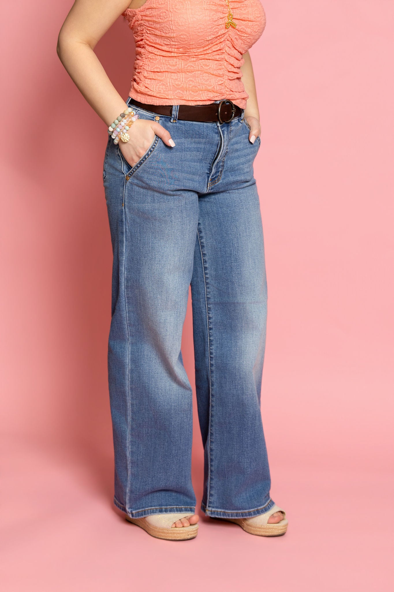 Judy Blue High Waist Trouser Jeans