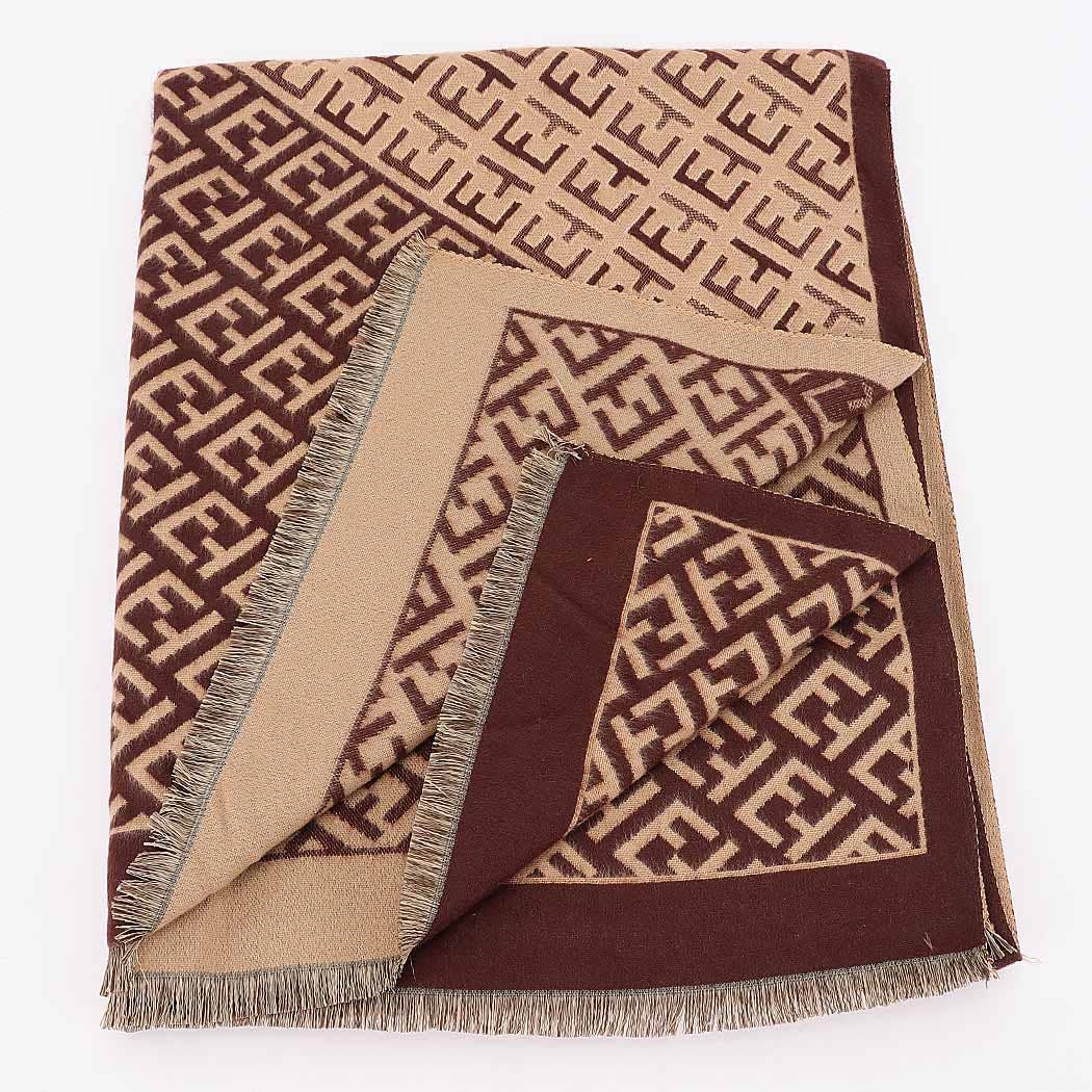 Valentina Signature Geometric Scarf