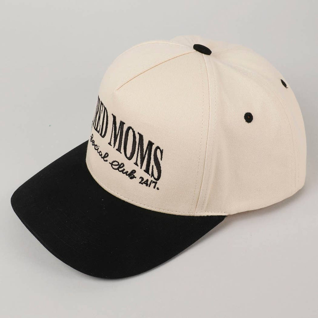Tired Moms EST Social Club 24/7 Embroidery Cap