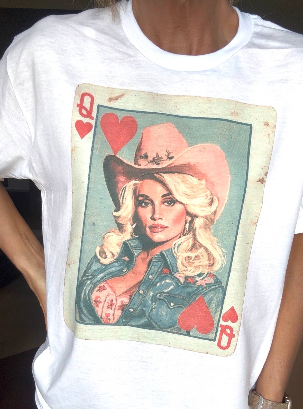 Dolly Queen of Hearts Graphic Tee