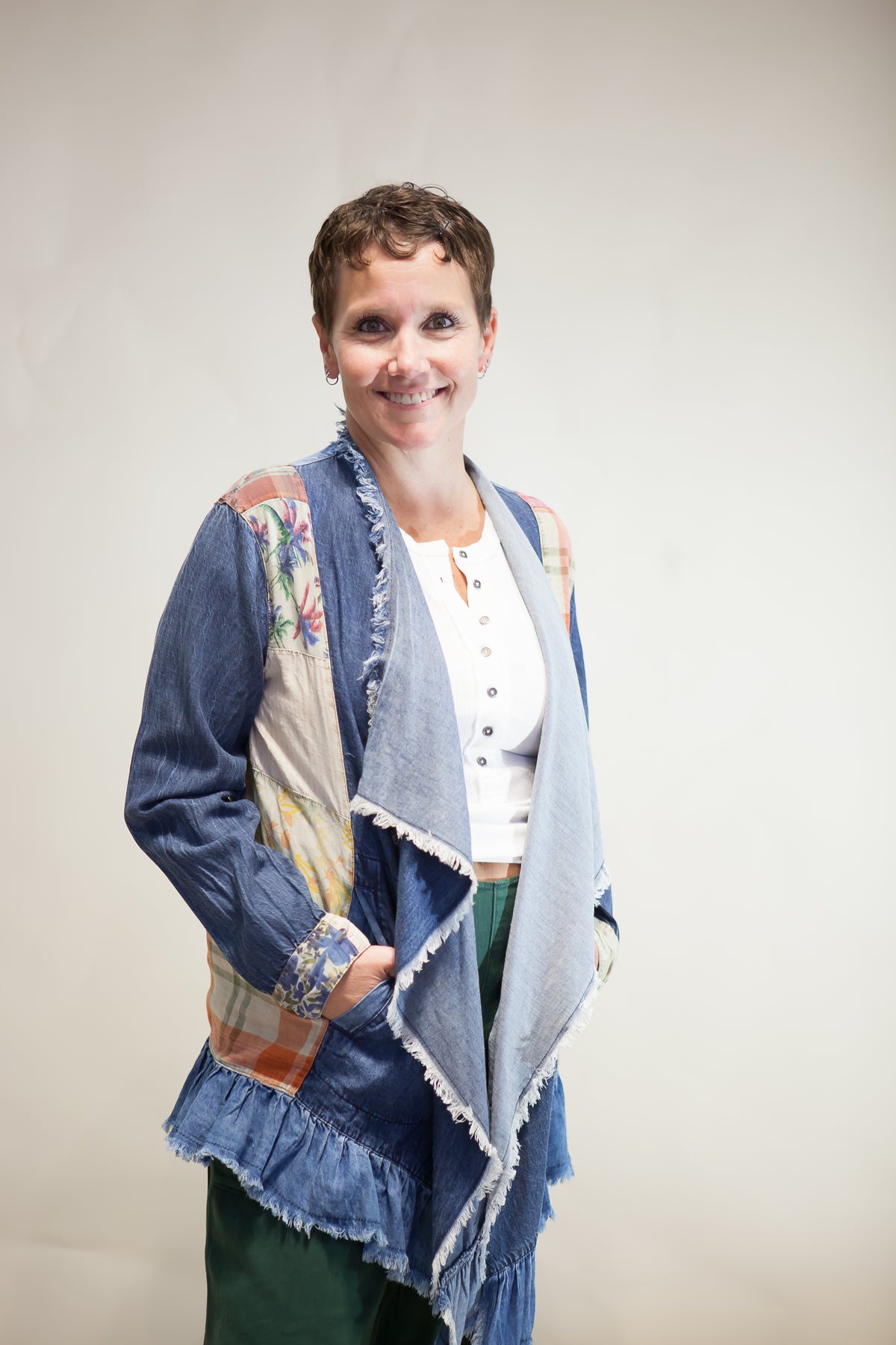 Wildflower Patched Denim Jacket