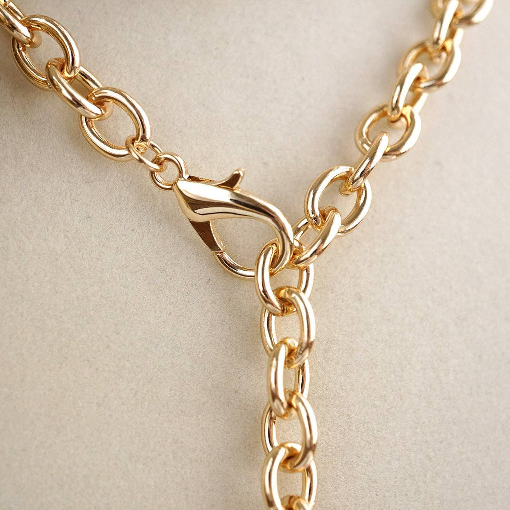 Sugarheart Shine – Puffy Acrylic Heart Chain Necklace