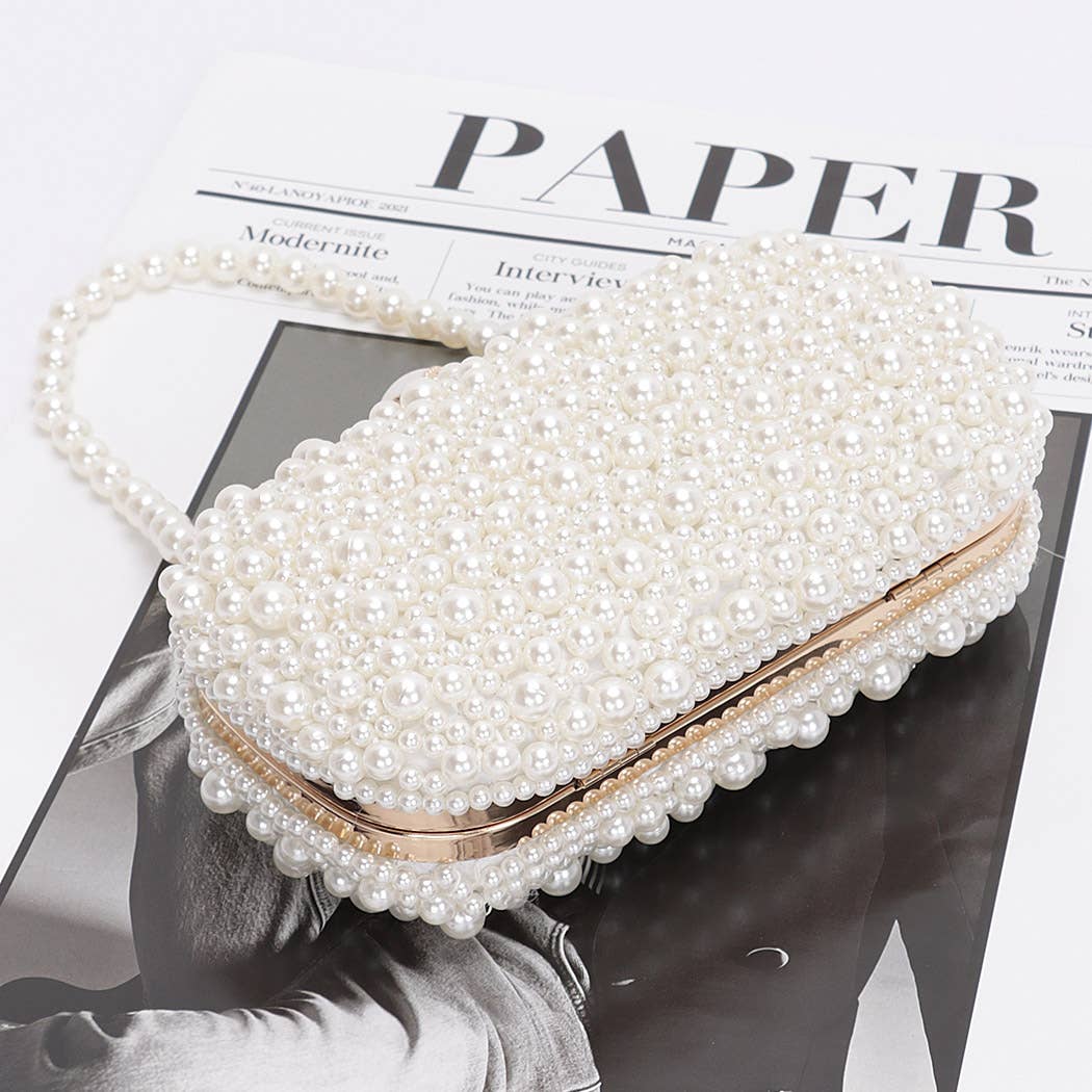 Pearl Handmade Party Clutch