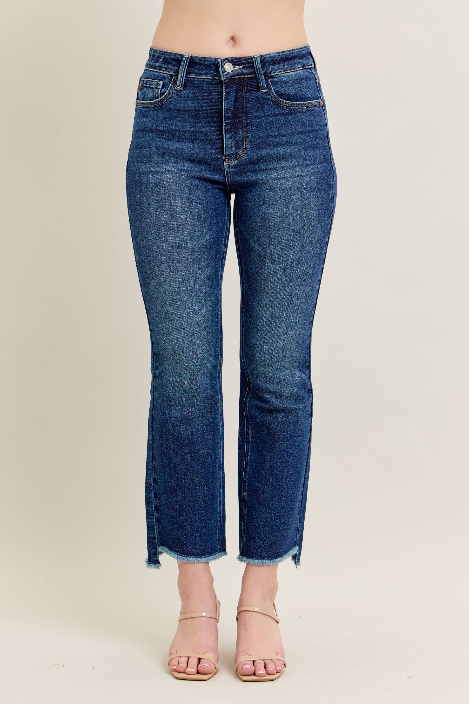 Judy Blue Iris High Waisted Dark Wash Kick Flare