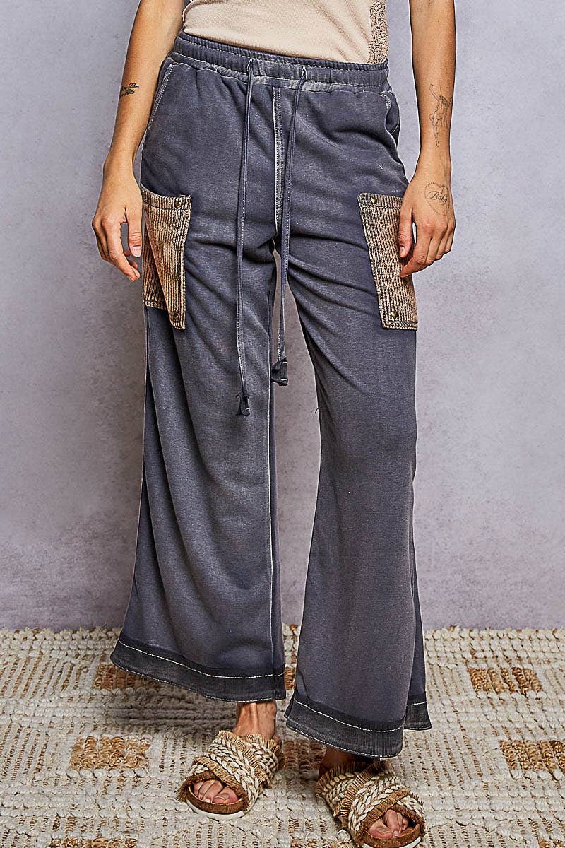 Katrina Terry Knit Wide Leg Pants