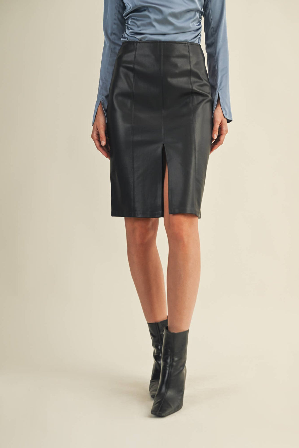 Clarissa Seamed Pencil Skirt