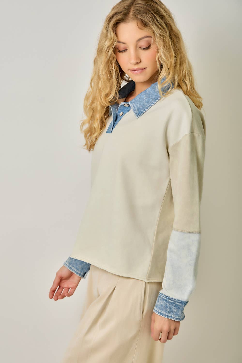 Tessa Color Block Top