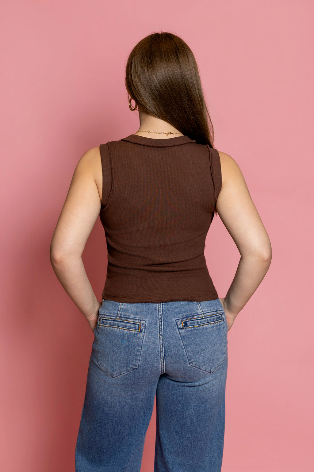 Ribbed Cotton Summer Tank Top