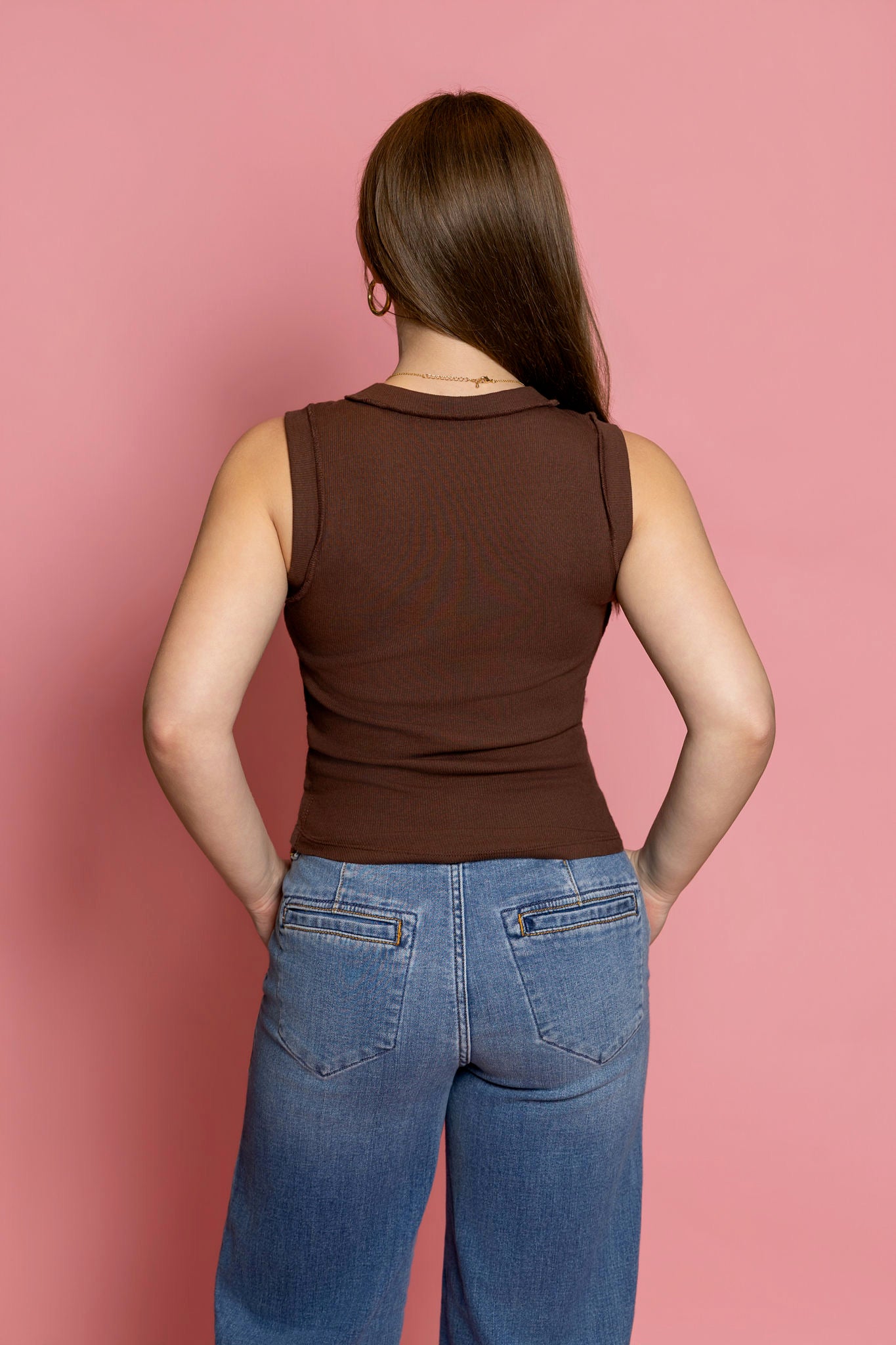 Ribbed Cotton Summer Tank Top
