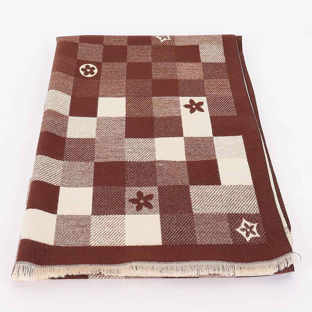 Montclair Check Motif Scarf