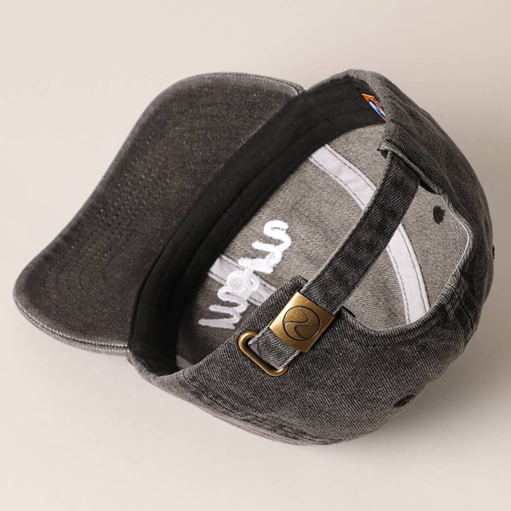 Mom Text Embroidery Cap