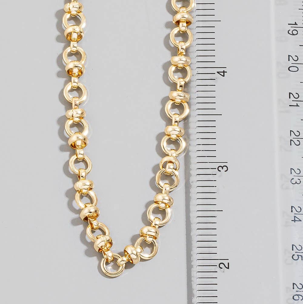 Circle Link Chain Necklace