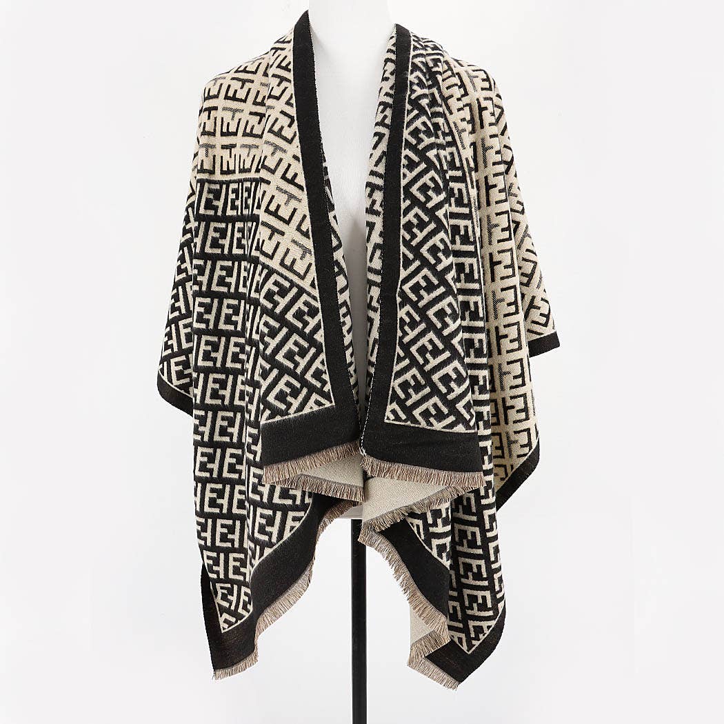 Valentina Signature Geometric Scarf