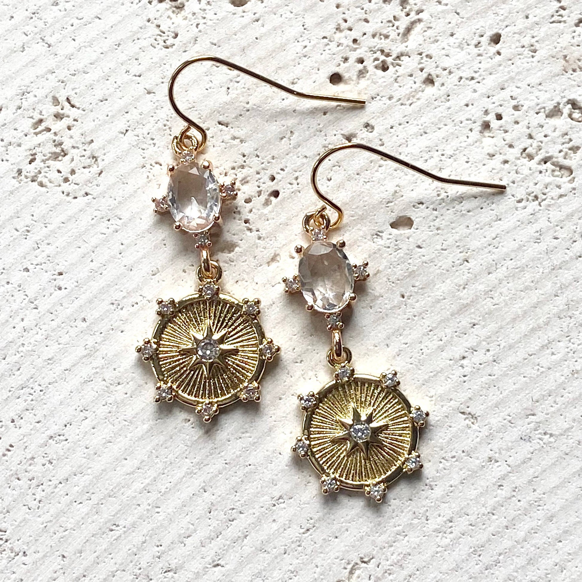 Sunburst Celestial Earrings