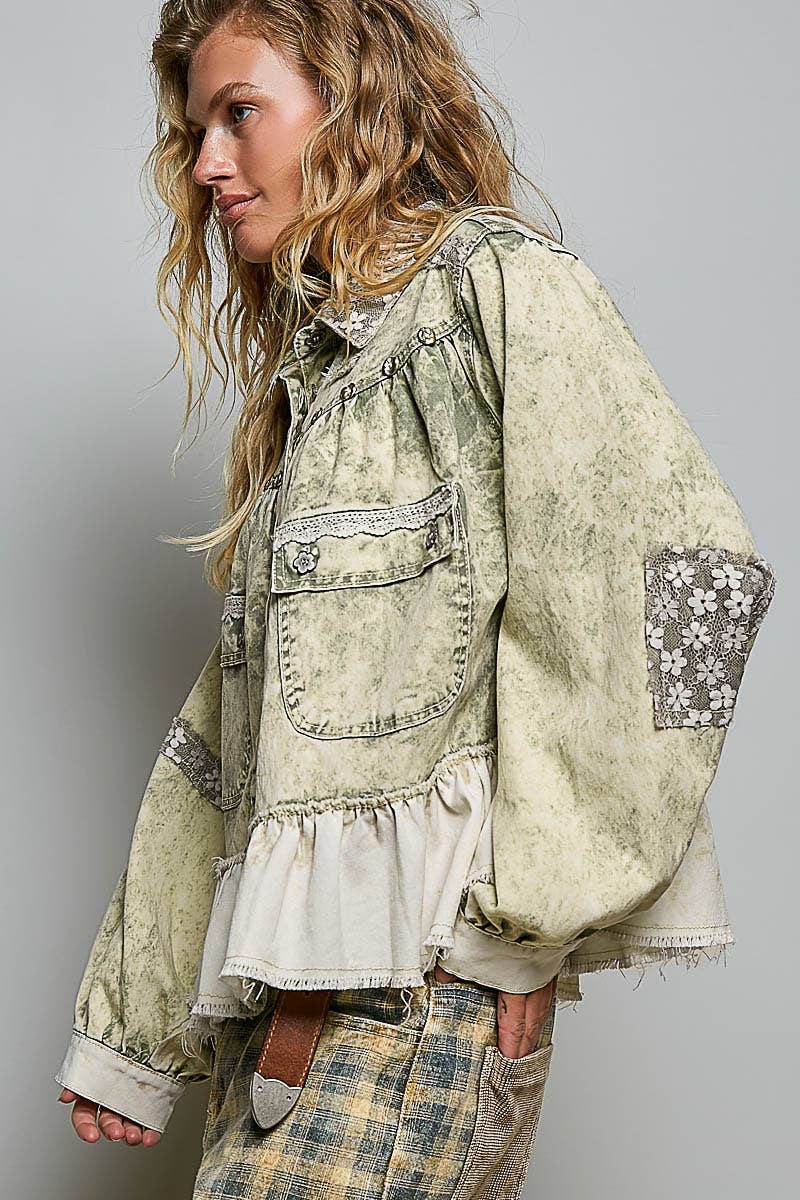 Ember Vintage Wash Twill Jacket