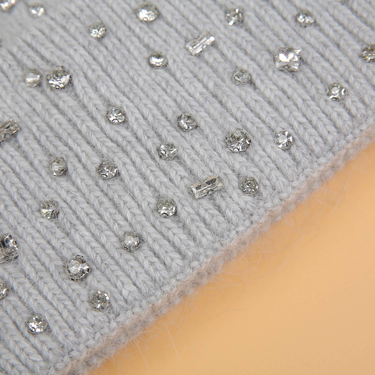 Sparkling Gem Pompom Hat