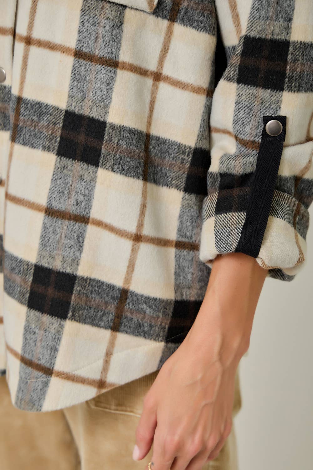 Cozy Brushed Plaid Shacket