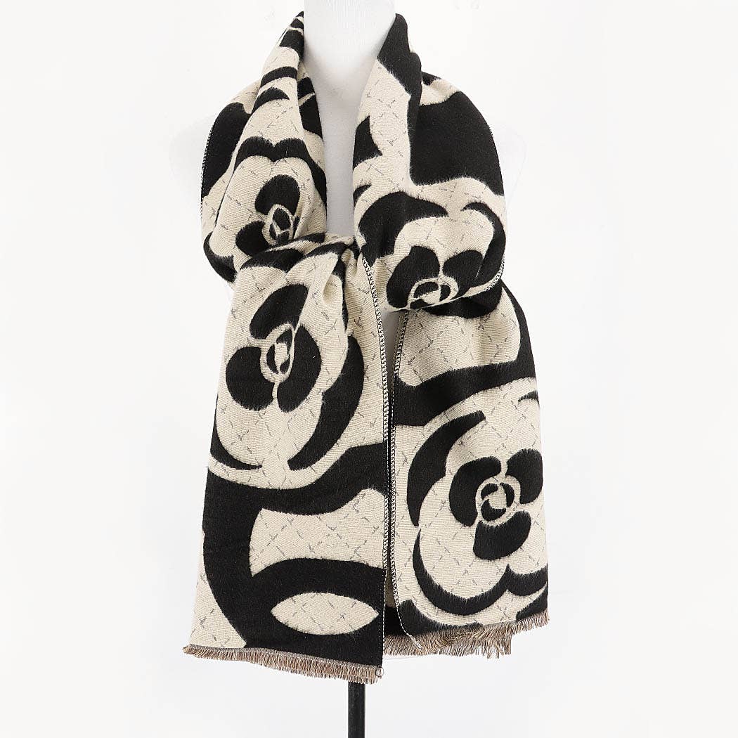 Camille Floral Print Scarf