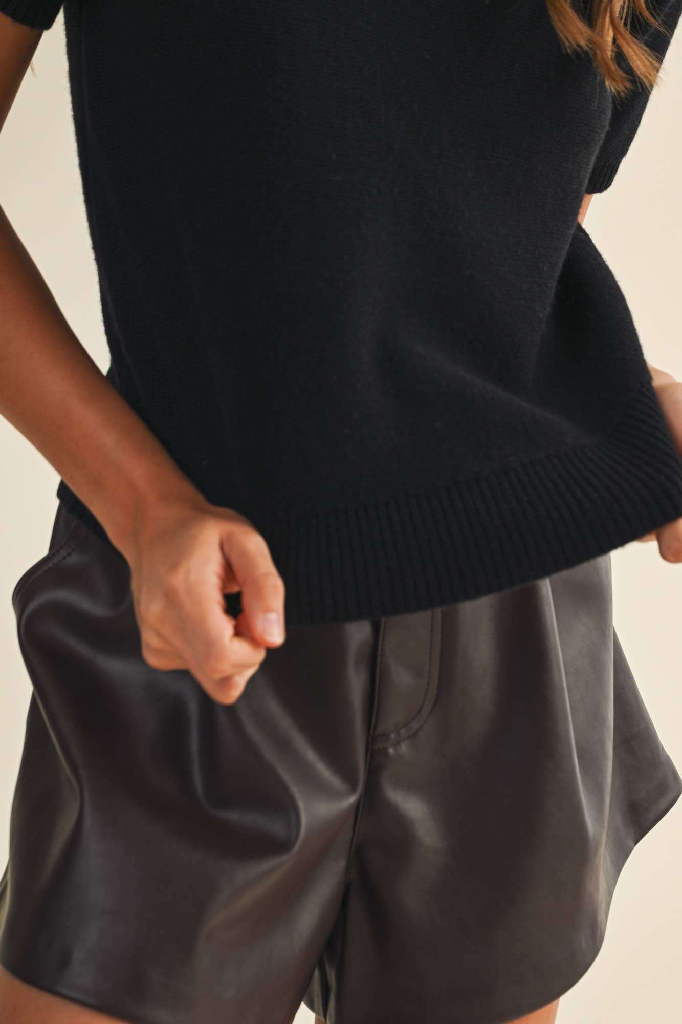 Sabine Short Sleeve Crew Neck Sweater