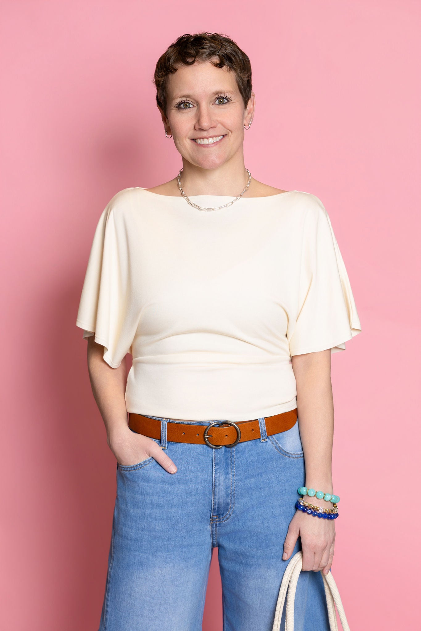 Mod Ref Tie Waist Top