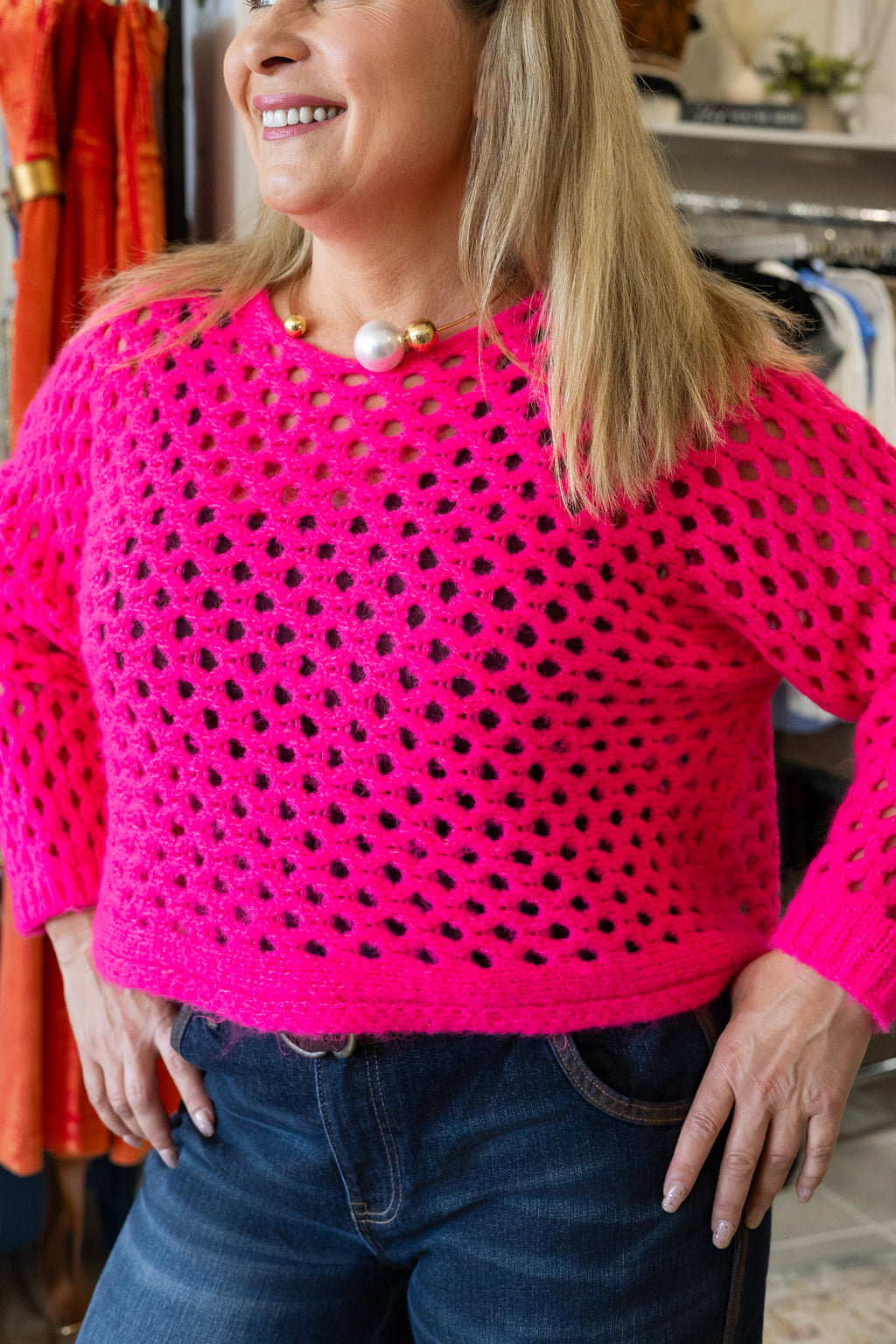 Greysen Chunky Knit Cropped Sweater