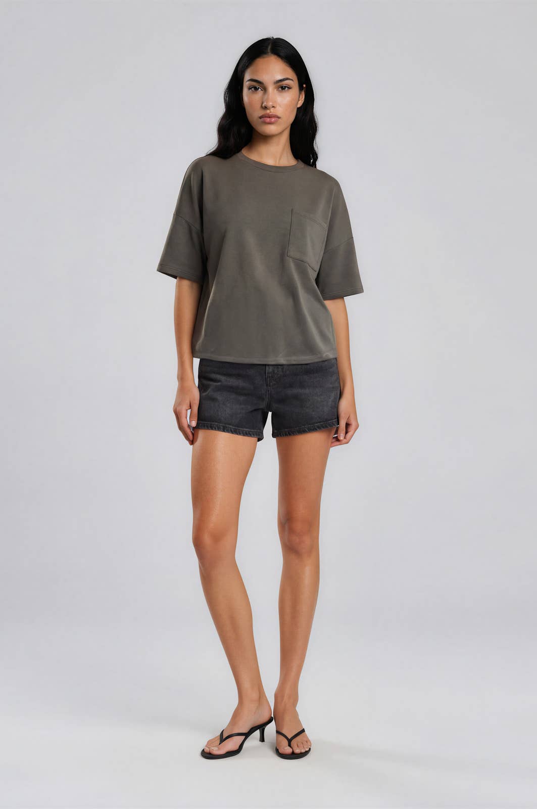 Seline Scuba Crew Neck Pocket Tee