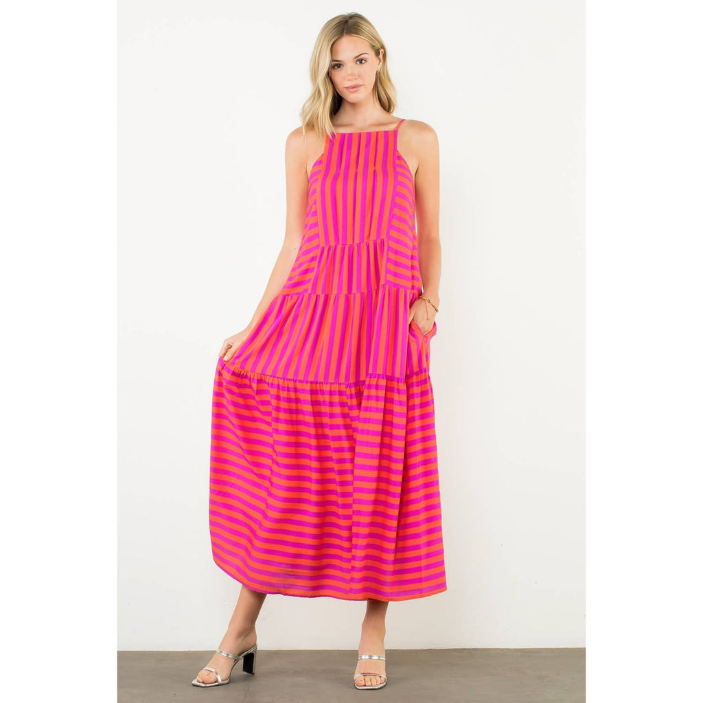 Striped Maxi Dress