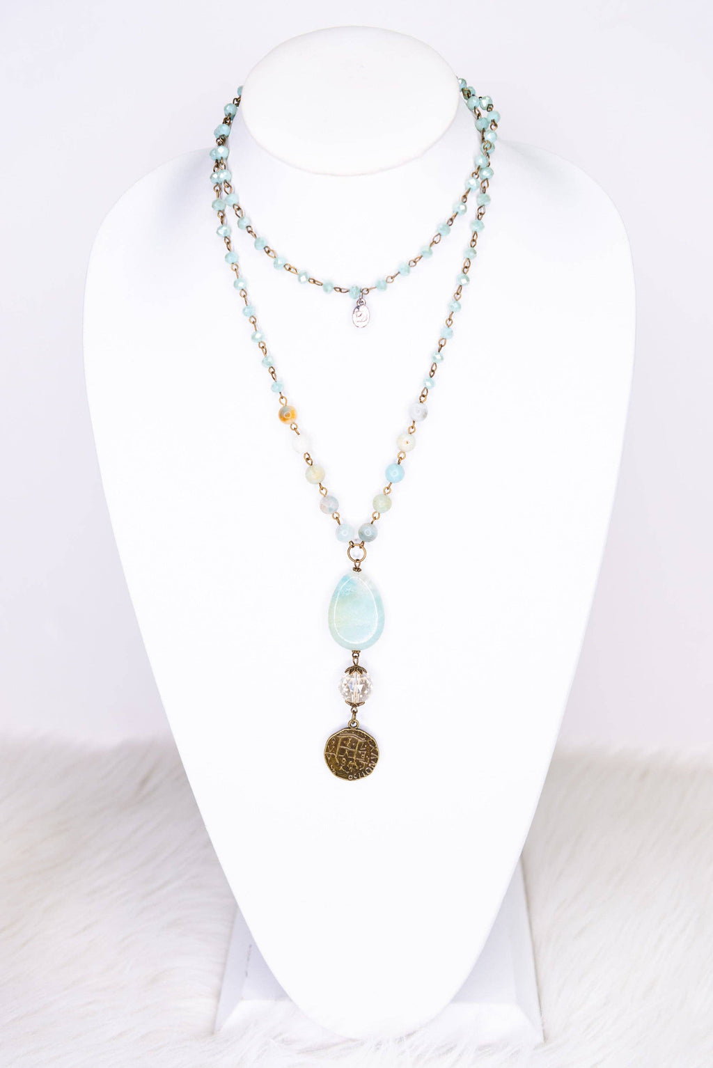 Boho Necklace/Alexis Necklace in Amazonite