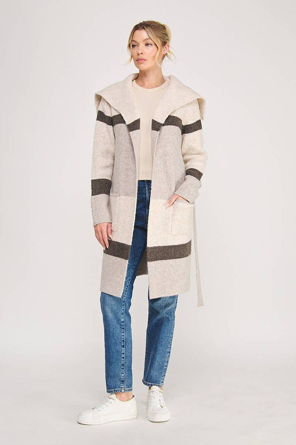 Hadley Soft Striped Coatigan