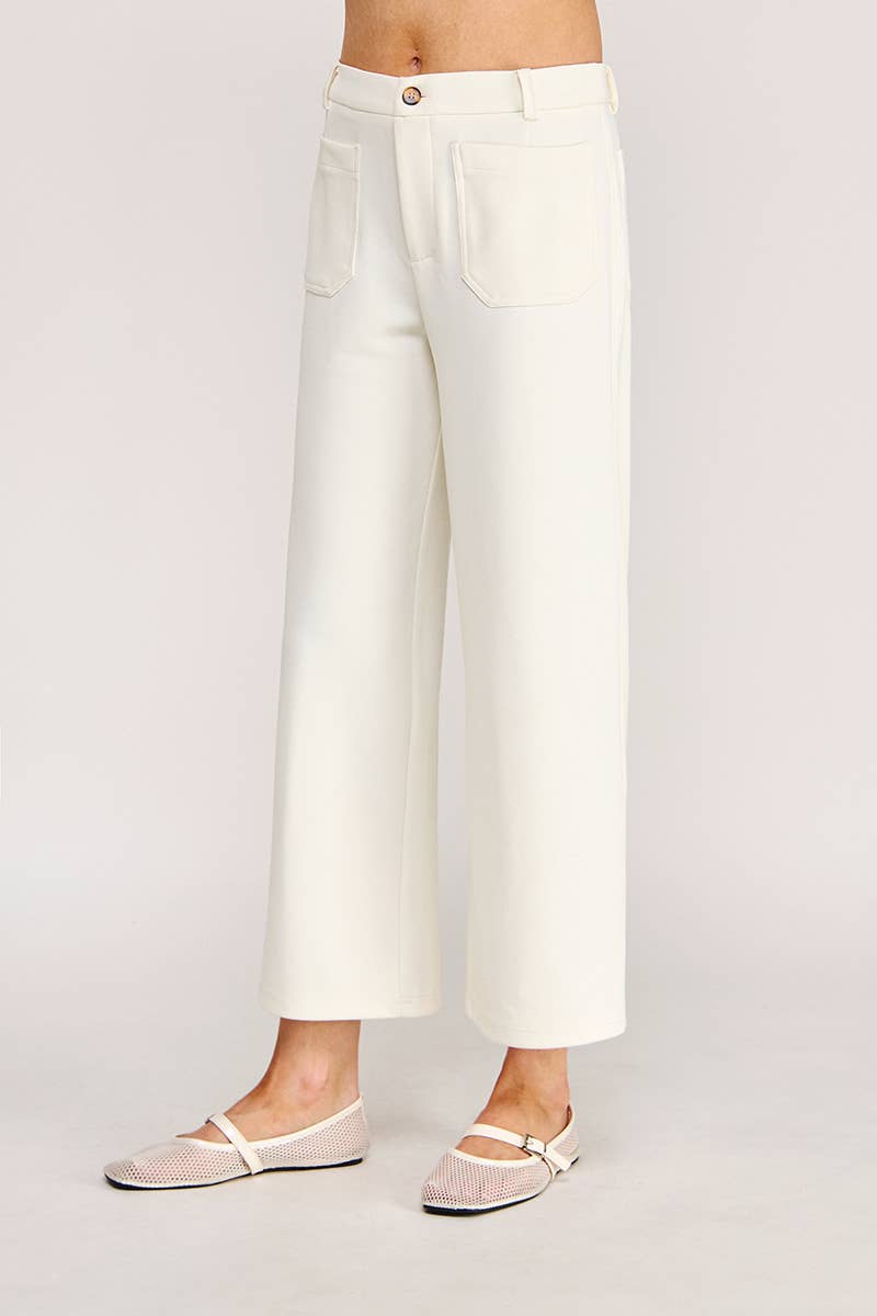 Knit Straight Leg Trousers