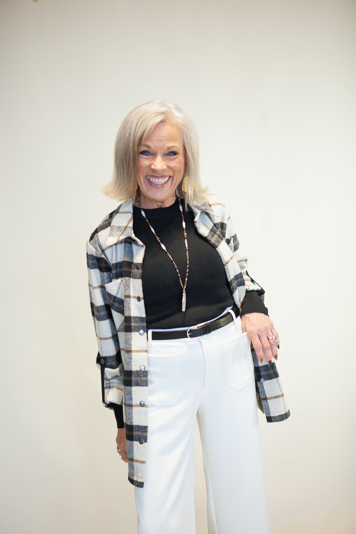Cozy Brushed Plaid Shacket