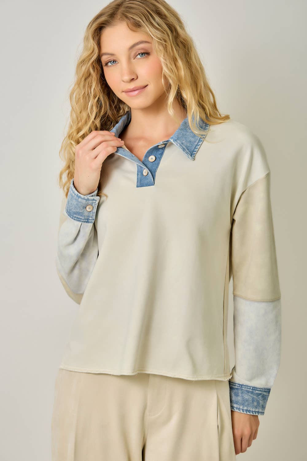 Tessa Color Block Top