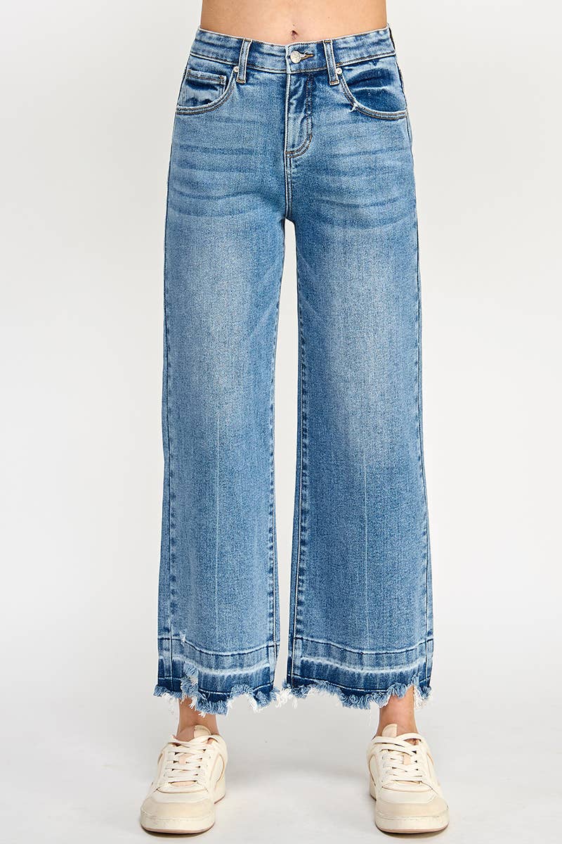 Tanya Tummy Control Cropped Jeans w/Released Hem
